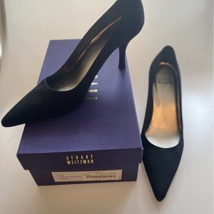 BLACK STUART WEITZMAN HEELS SIZE 8